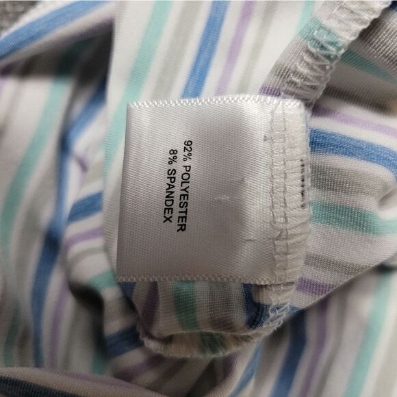 Peter Millar Summer Comfort Men's Golf Polo Shirt Multicorlor Striped - Picture 10 of 11